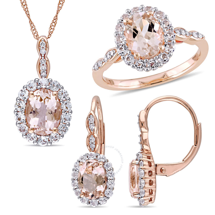 14k rose gold jewelry set Clearance