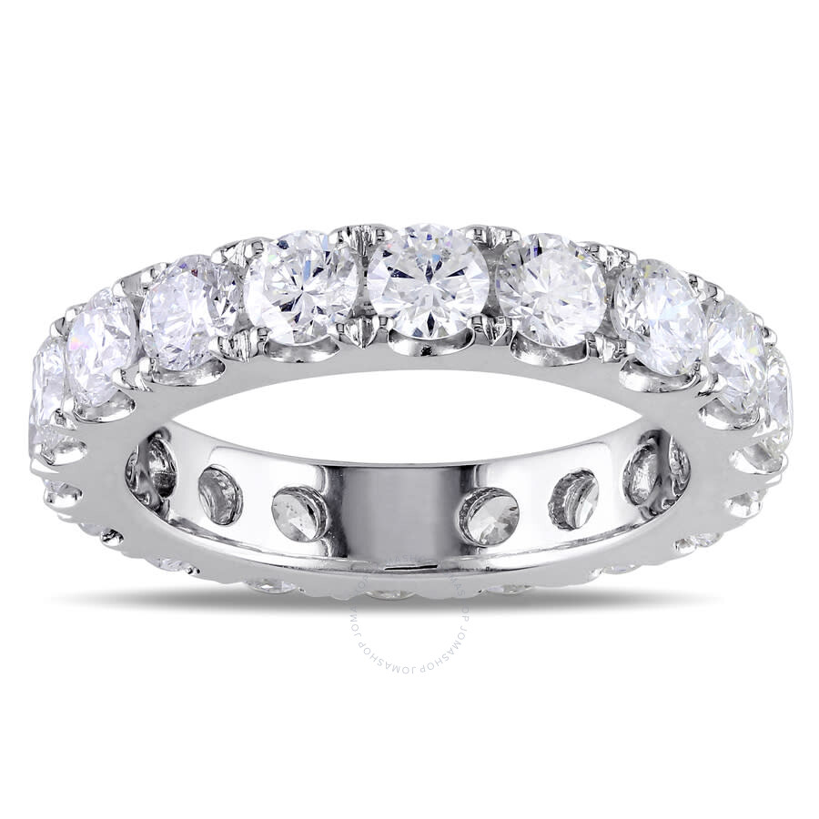 Amour 3 Ct Tw Diamond Full-eternity Band In 14k White Gold In White