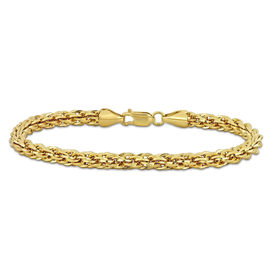 Amour 5mm Infinity Rope Chain Bracelet In 14k Yellow Gold In Yellow