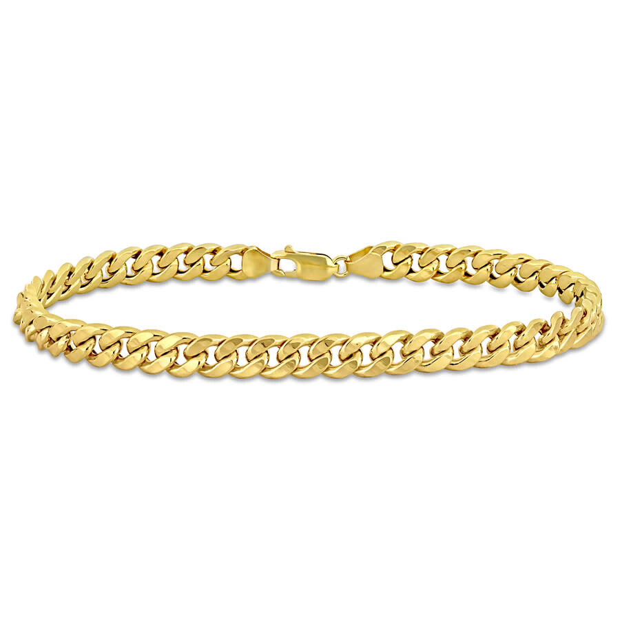 Amour 6.6mm Curb Chain Bracelet In 10k Yellow Gold In Yellow