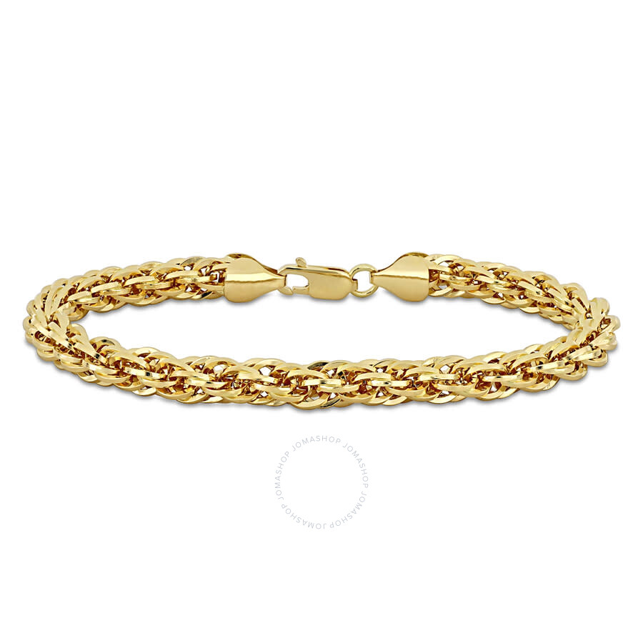 AMOUR AMOUR 6MM INFINITY ROPE CHAIN BRACELET IN 14K YELLOW GOLD