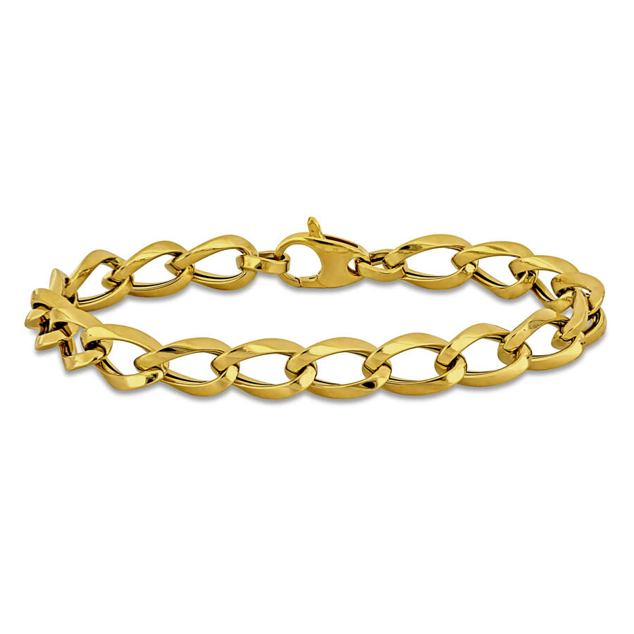 Amour 7.5mm Oval Link Bracelet In 14k Yellow Gold - 7.5 In In Yellow