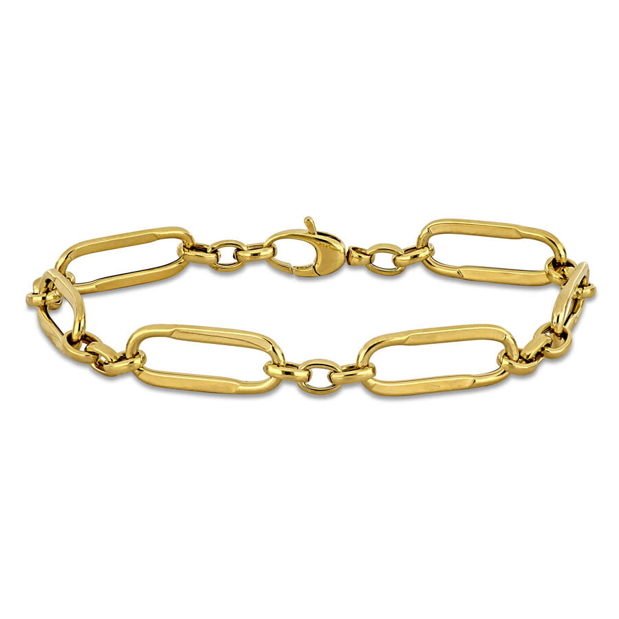 Amour 8mm Oval Link Bracelet In 14k Yellow Gold - 7.5 In In Yellow