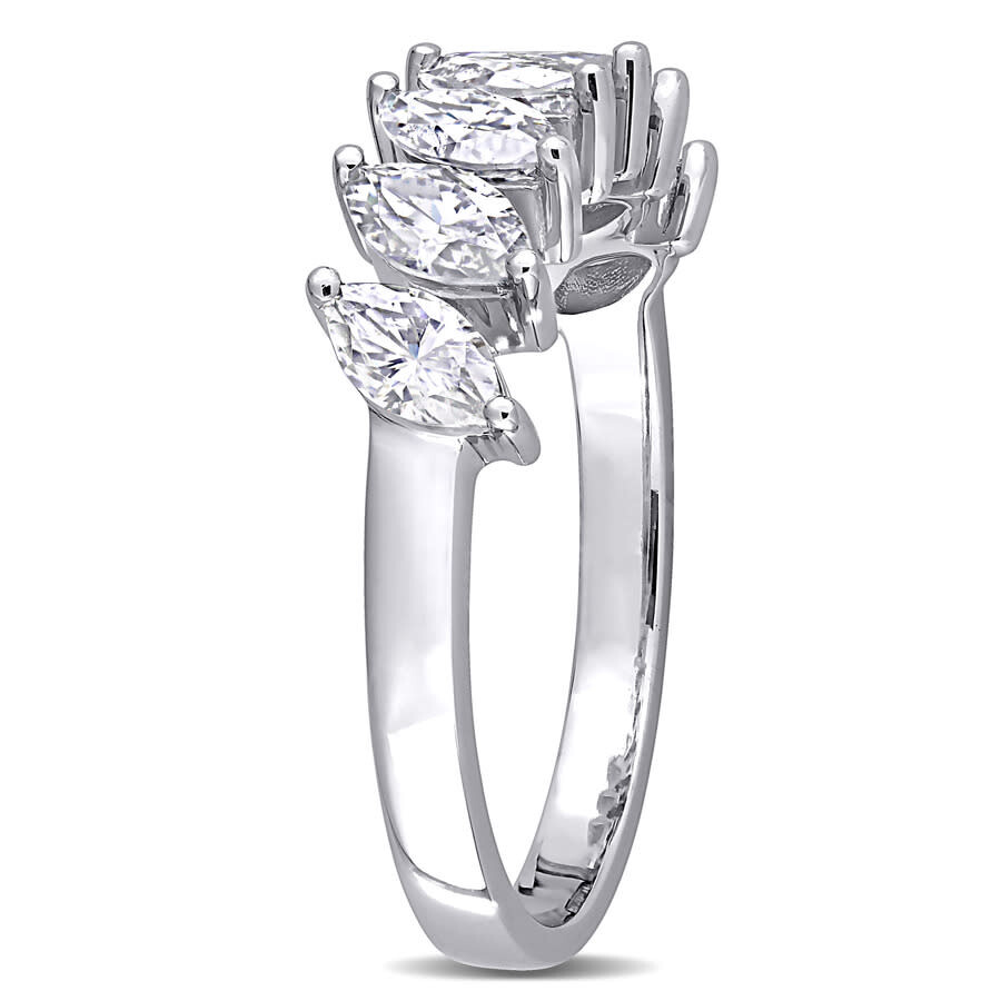 Amour 1 3/4 Ct Dew Marquise Created Moissanite Engagement Ring In 10k White Gold In White