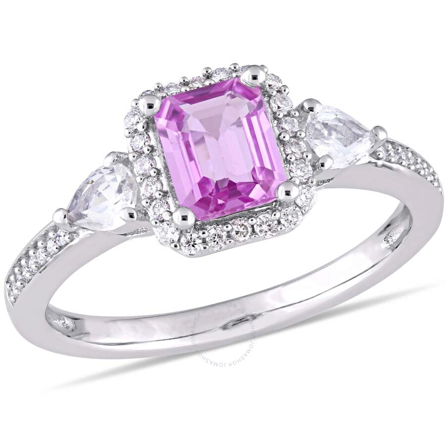 Amour Octagon Shape Pink Sapphire In Pink