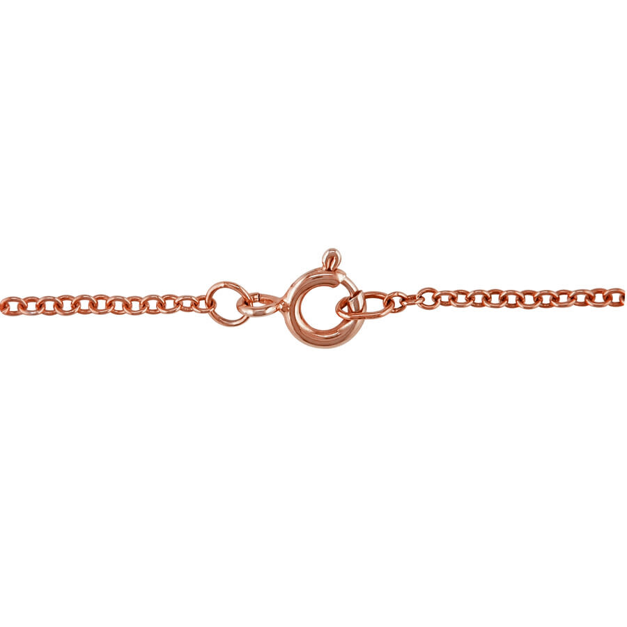 Amour Diamond And Rose De France Triple Heart Halo Pendant With Chain In 2-tone Rose And White Sterl In Pink
