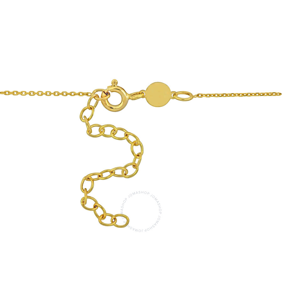 Amour Virgo Horoscope Necklace In 10k Yellow Gold In Yellow