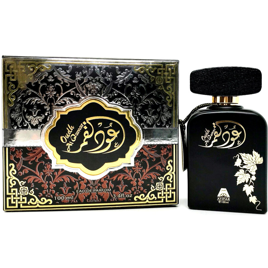 Anfar Unisex Oudh Al Qamar Black Edp Spray 3.4 oz Fragrances 6235292252552 In Black