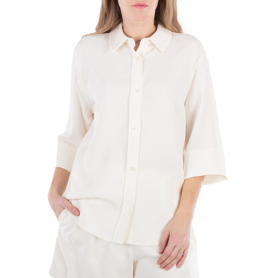Ladies Ivory Mary Buttoned Down Shirt