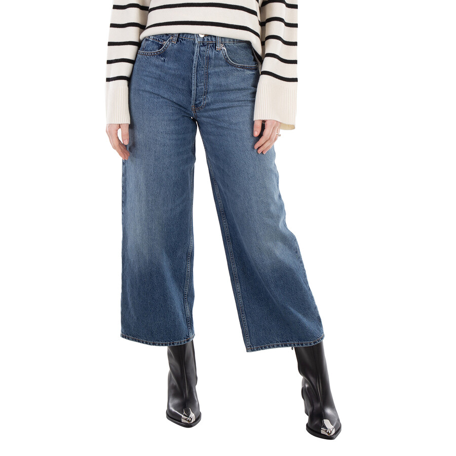 Ladies Washed Blue Rick Jeans