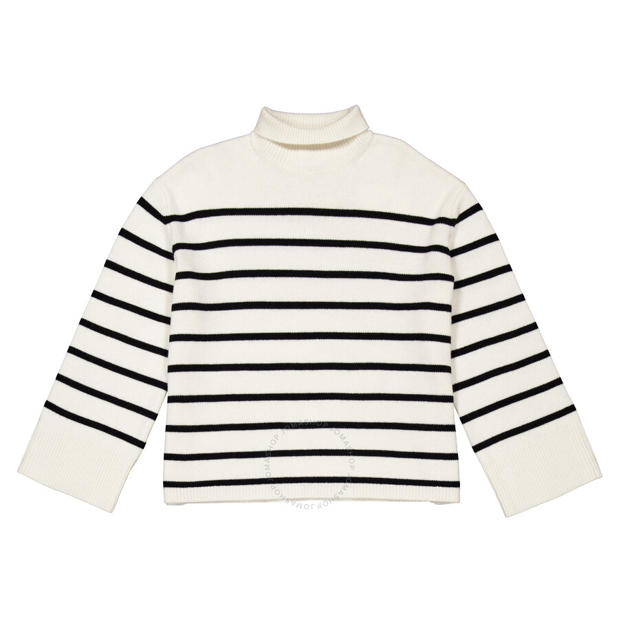 Anine Bing Ladies White Courtney High Neck Jumper In White