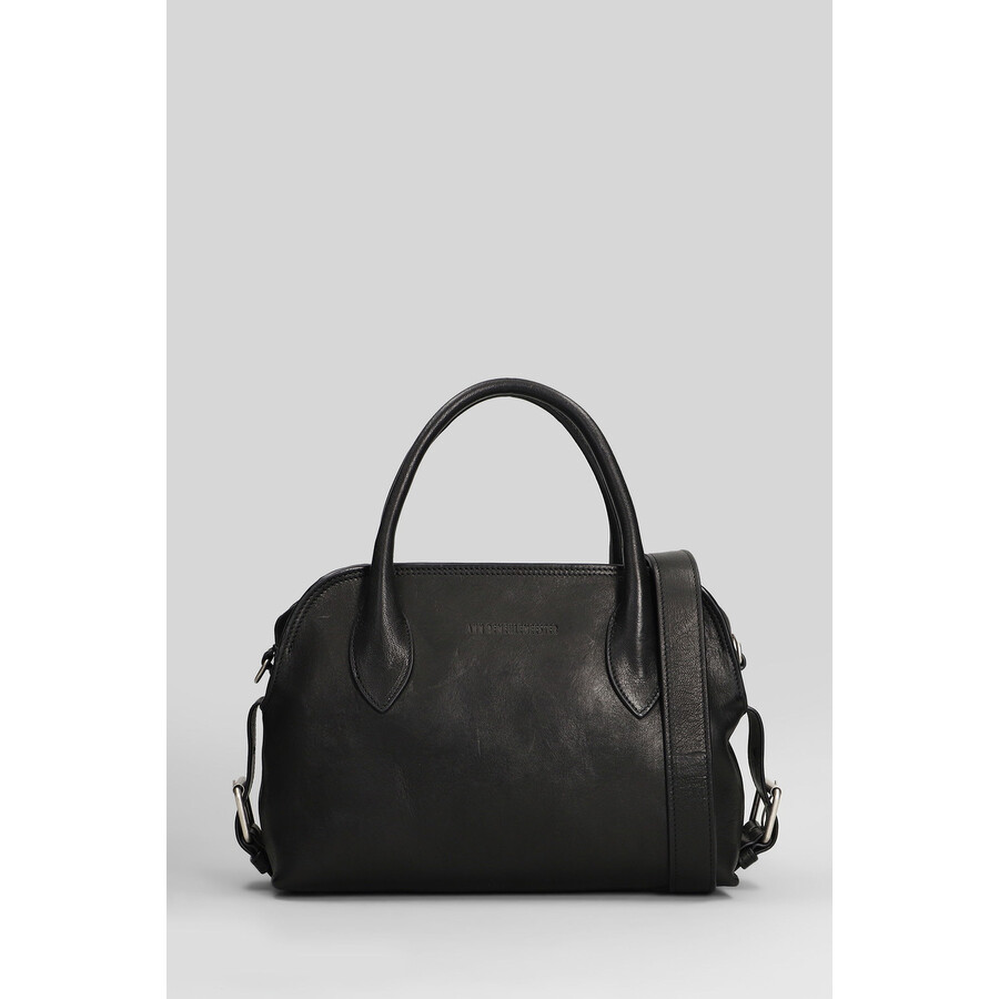 Ann Demeulemeester Lowa Hand Bag In Black Leather In Black