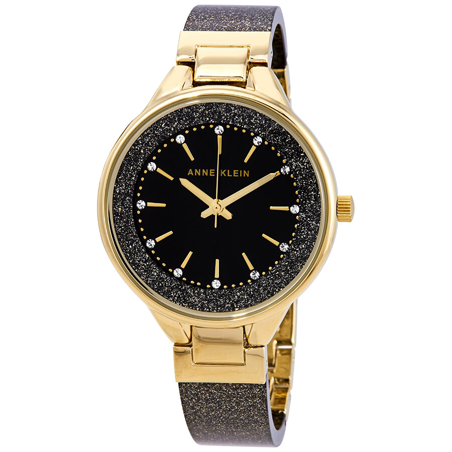  Black Glossy Dial Ladies Watch 