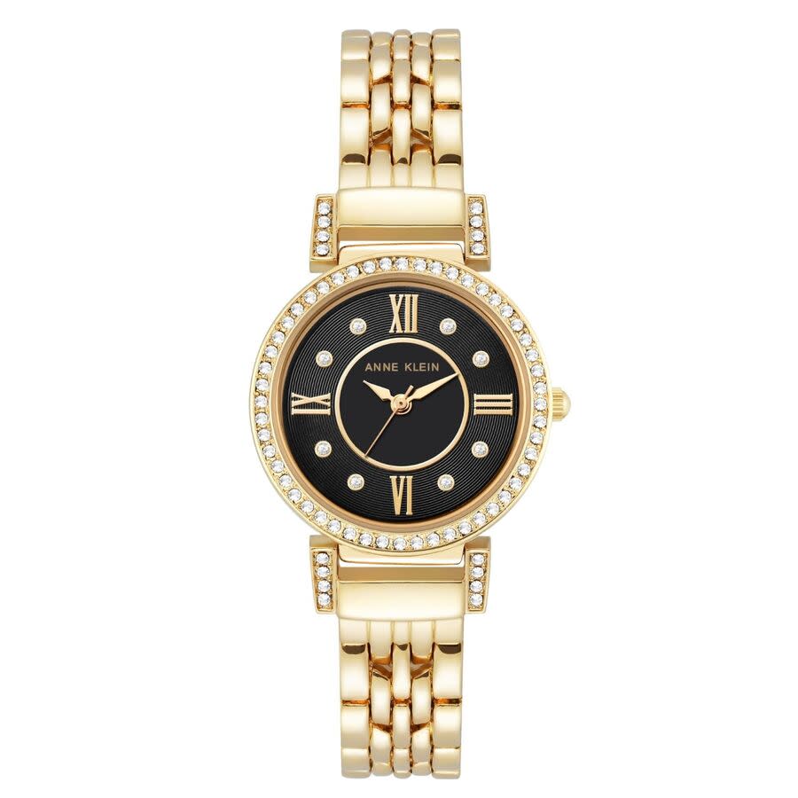 Anne Klein Classic Black Dial Ladies Watch AK/2928BKGB