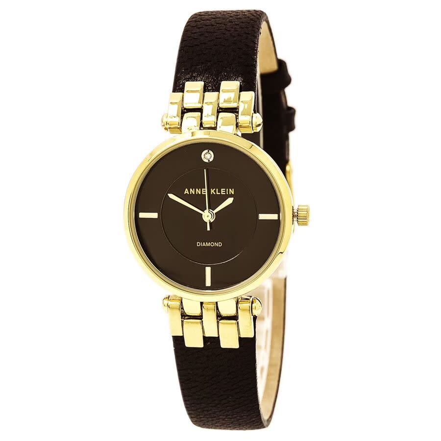 Anne Klein Classic Brown Dial Ladies Watch AK-2684BKST