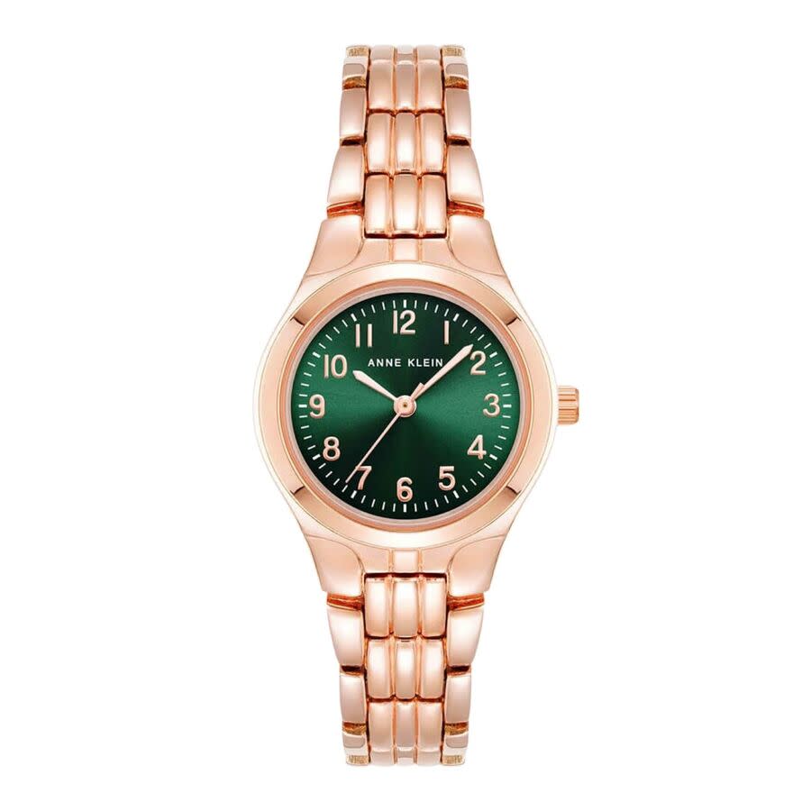 Anne Klein Classic Green Dial Ladies Watch 10/5490GNRG