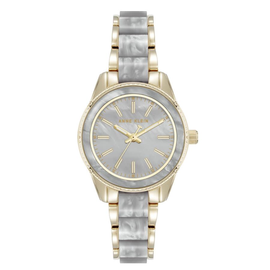 Anne Klein Classic Grey Dial Ladies Watch AK/3212LGGB