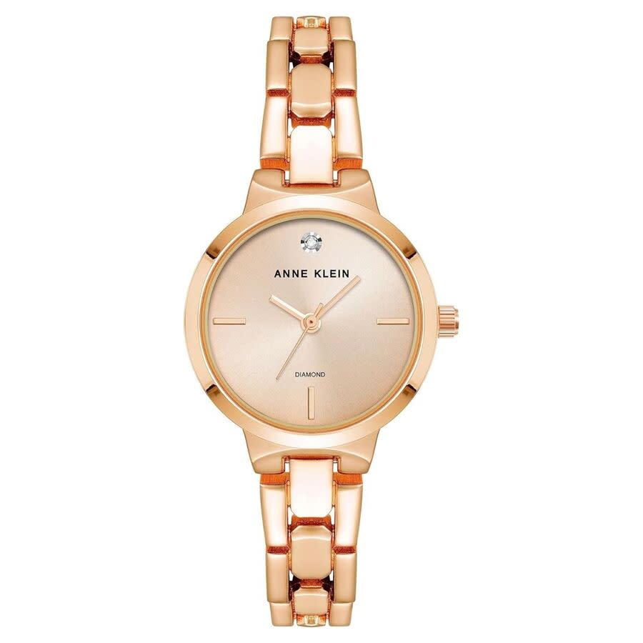 Anne Klein Classic Rose Gold-tone Dial Ladies Watch AK/4190RGRG