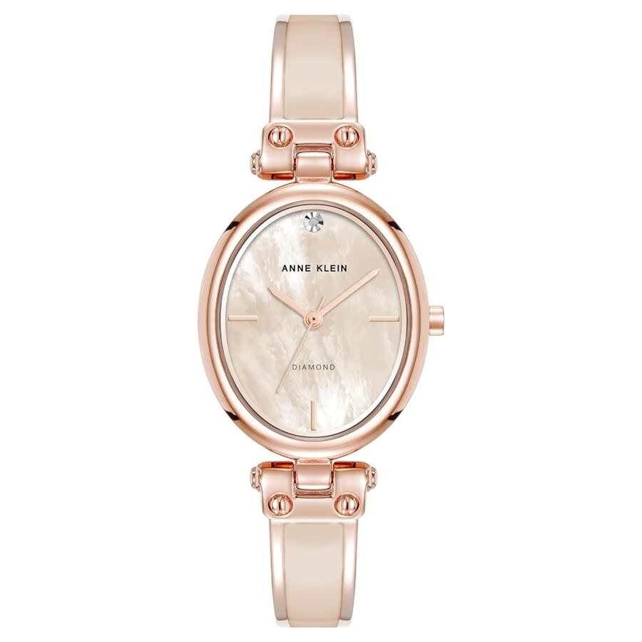 Anne Klein Classic Rose Gold-tone Dial Ladies Watch AK/5118BHRG