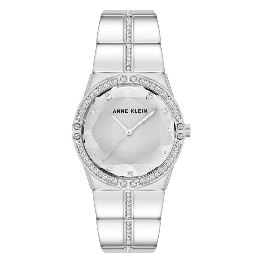 Anne Klein Classic Silver-tone Dial Ladies Watch AK-5037SVSV