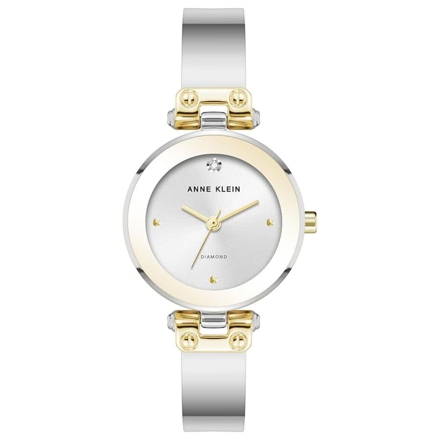 Anne Klein Classic Silver-tone Dial Ladies Watch AK-5141SVTT