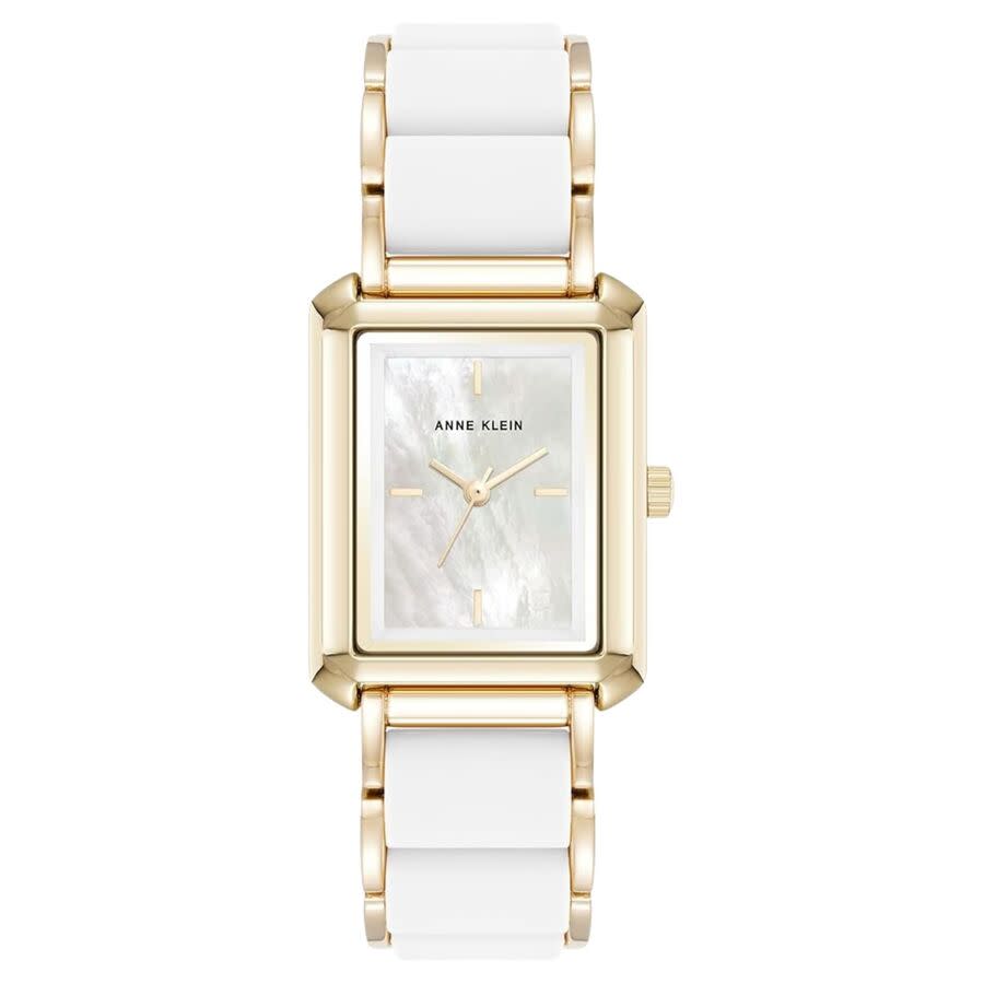 Anne Klein Classic White Dial Ladies Watch AK/5278GPWT - Watches