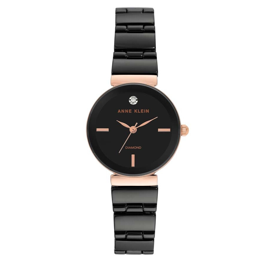 ak anne klein diamond watch