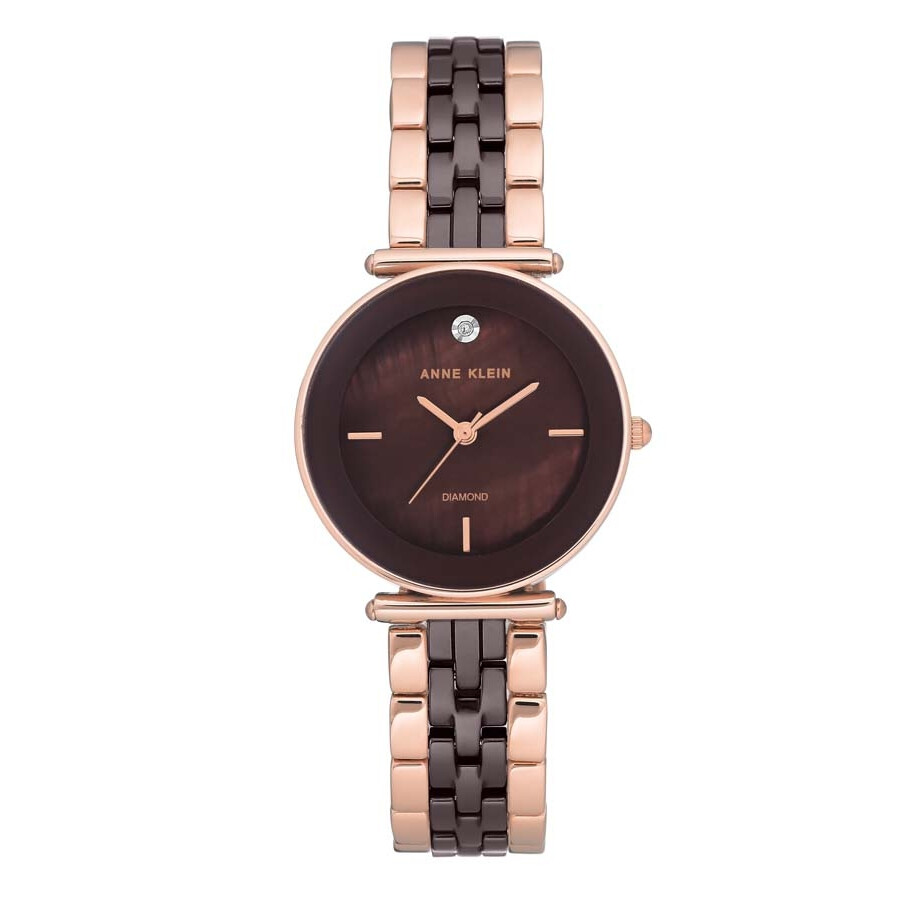 ak anne klein diamond watch