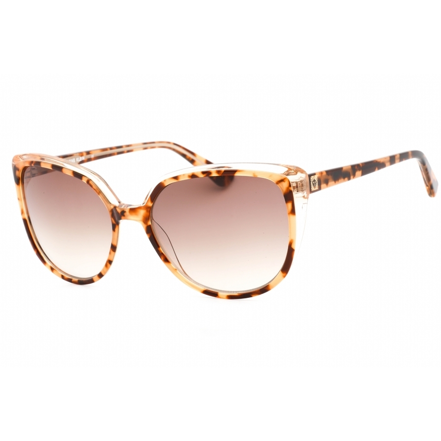 Anne Klein Ladies Brown Cat Eye Sunglasses Ak7077 In ["brown"]
