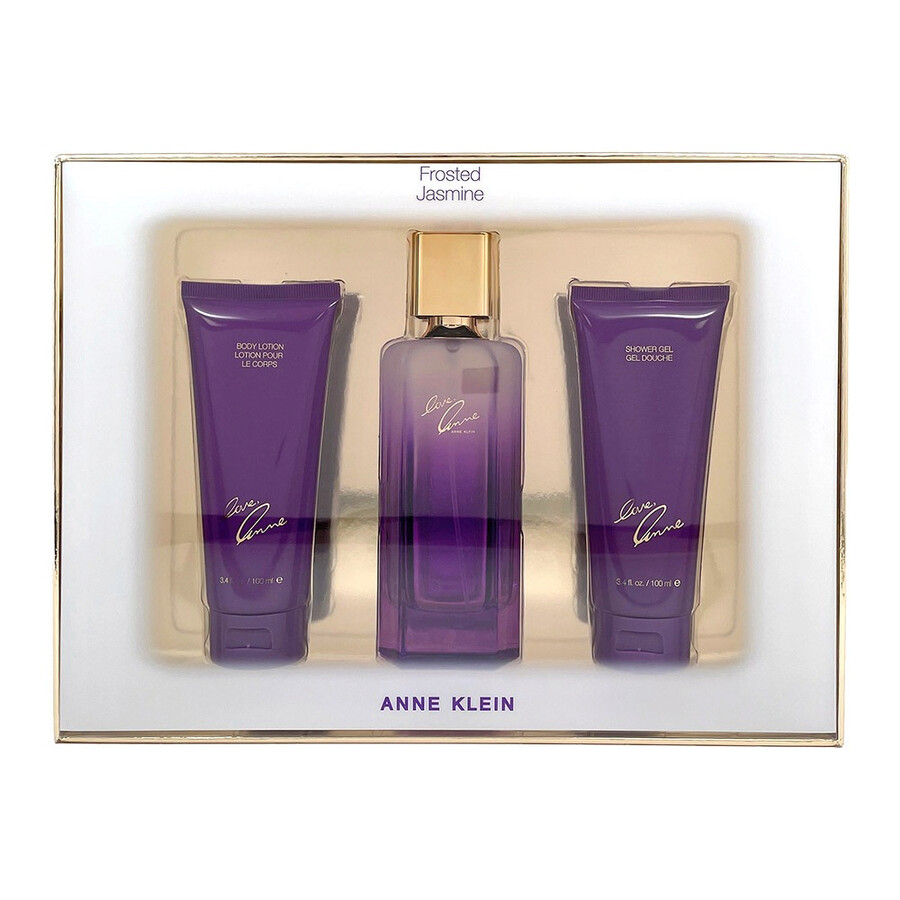Anne Klein Ladies Love Anne Frosted Jasmine Gift Set Fragrances 849017012503