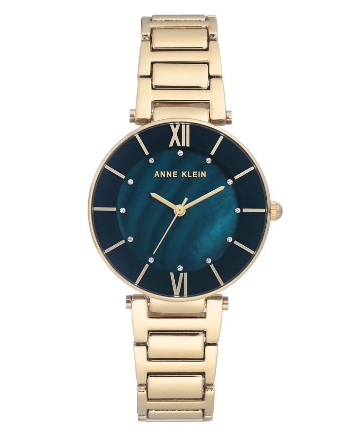 Anne Klein Women\'s Silver Navy Blue Japanese Quartz Roman Numeral Bracelet Watch Anne Klein Women main image 3