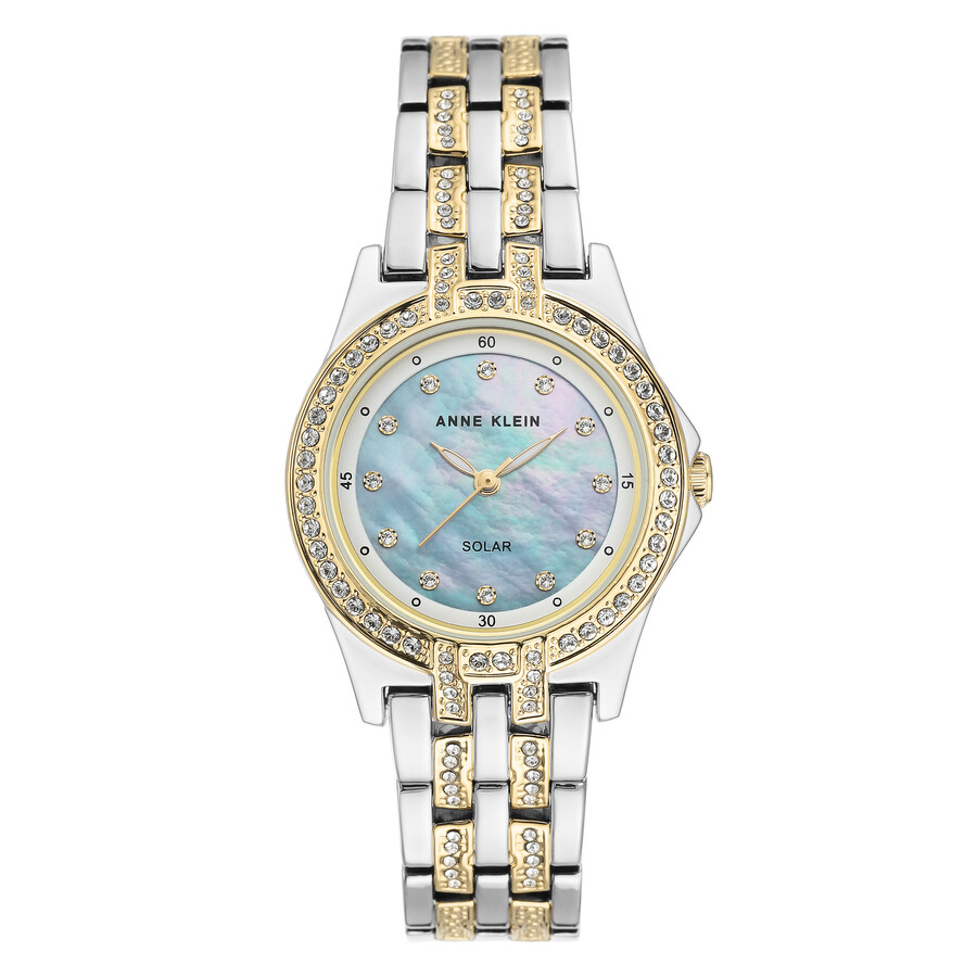 Anne Klein Quartz Crystal Solar Powered Ladies Watch AK/3655MPTT