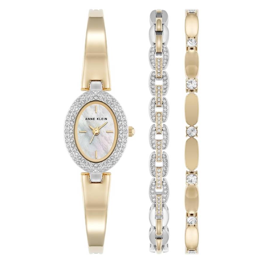 Anne Klein Quartz Mother of Pearl Dial Ladies Watch and  display picture 1