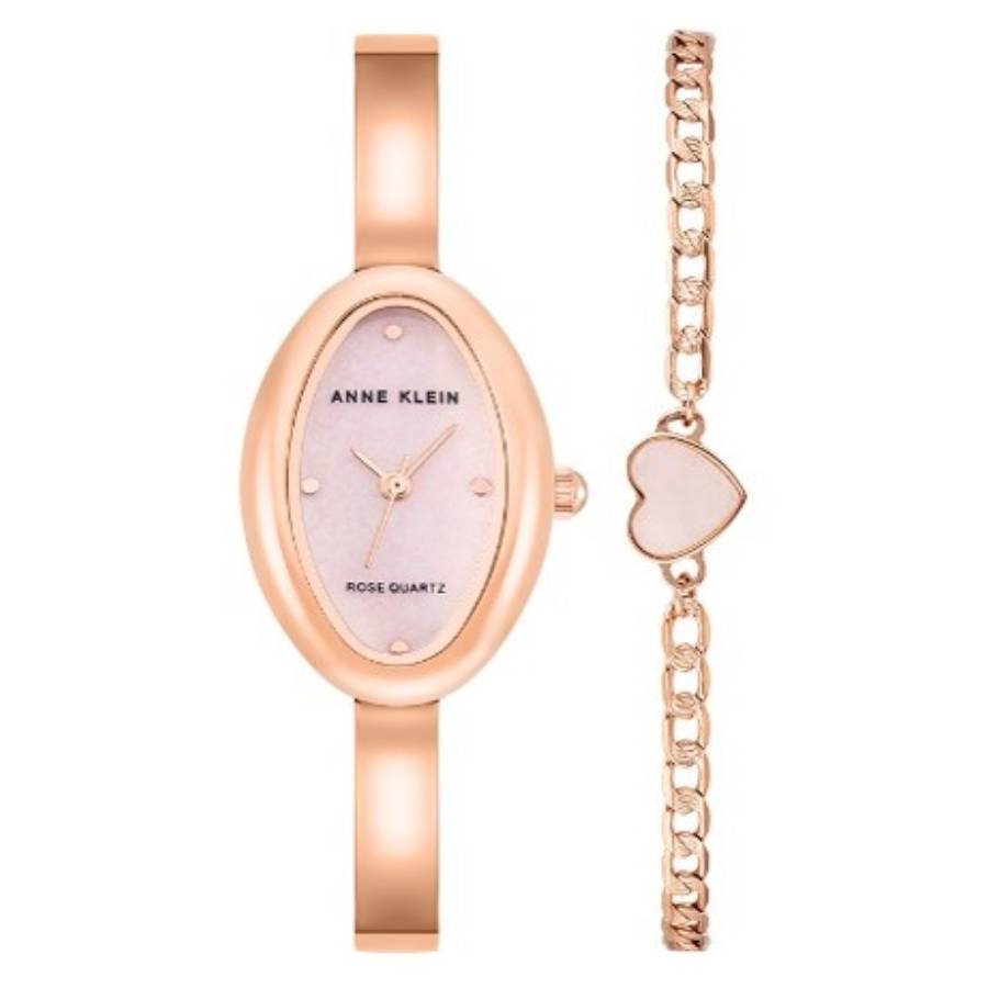 Anne Klein Quartz Rose Gold Dial Ladies Watch and Bracelet  display picture 1
