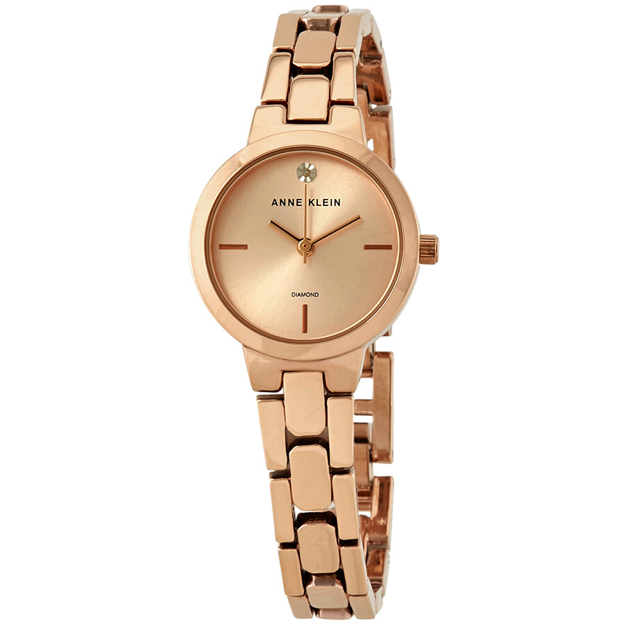Anne Klein Rose Gold Dial Ladies Watch AK/3234RGRG 086702617173