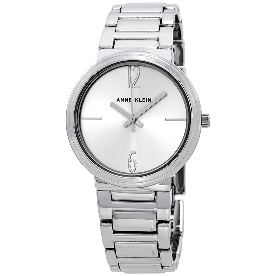 Anne Klein Silver Dial Ladies Watch 3169SVSV 842047125892 Watches