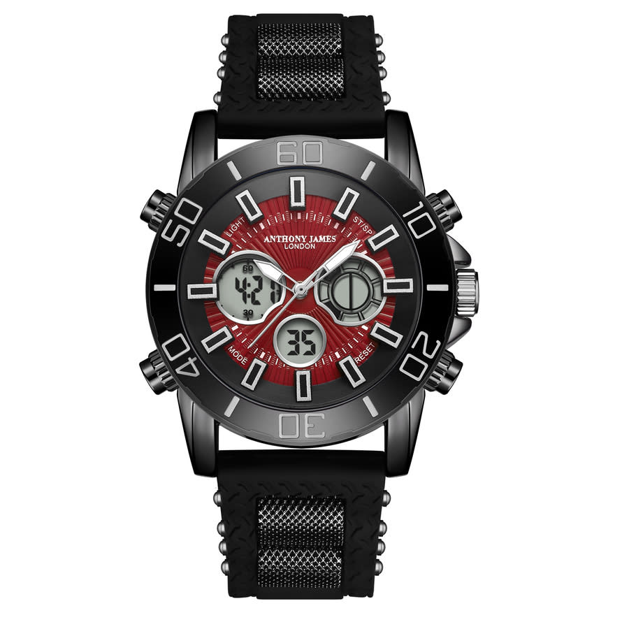 Anthony James Speedster Chronograph Red Dial Men's Watch AJ017BN2