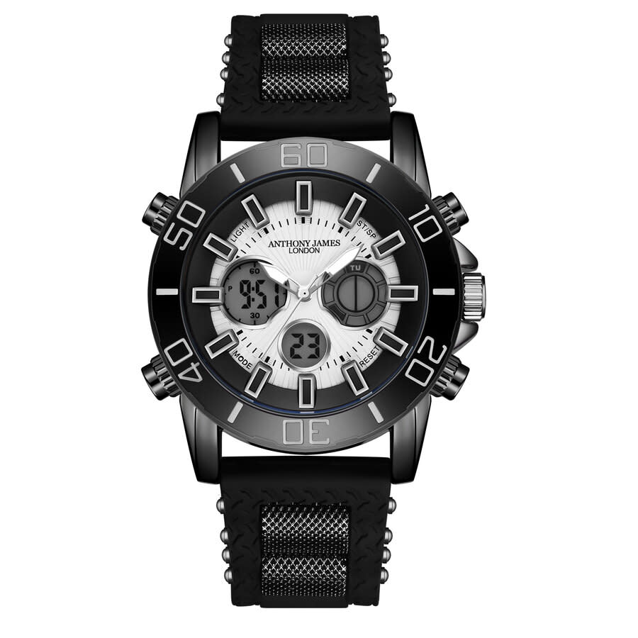Anthony James Speedster White Dial Men's Watch AJ017N2