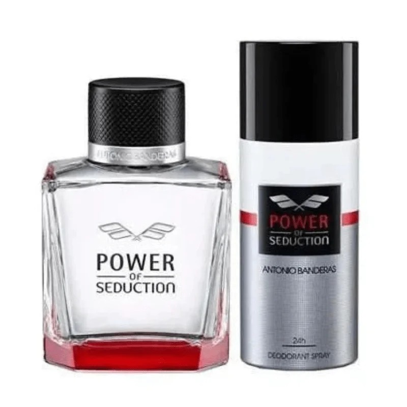 Antonio Banderas Men's Power Of Seduction Gift Set Fragrances 8411061917480 In Silver