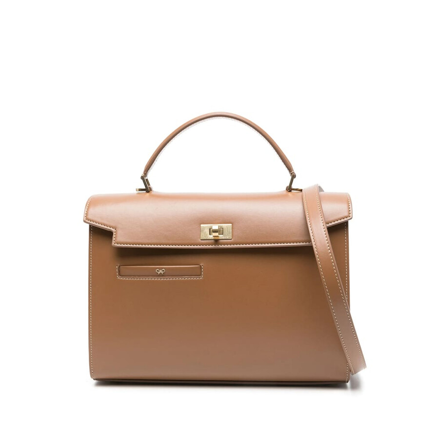Anya Hindmarch Mortimer Top Handle In Brown