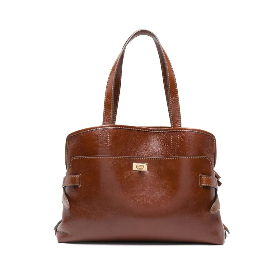 Anya Hindmarch Top Handle Shoulder Bag In Brown