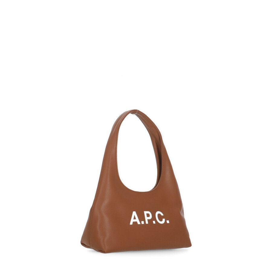 Apc A.p.c. Cognac Brown Shoulder Bag In Brown