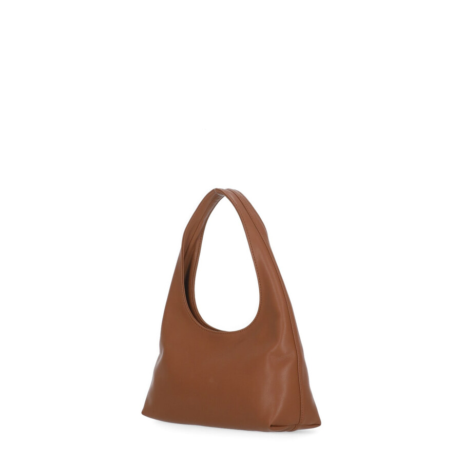 Apc A.p.c. Structured Shoulder Bag With Bold Lettering In Brown