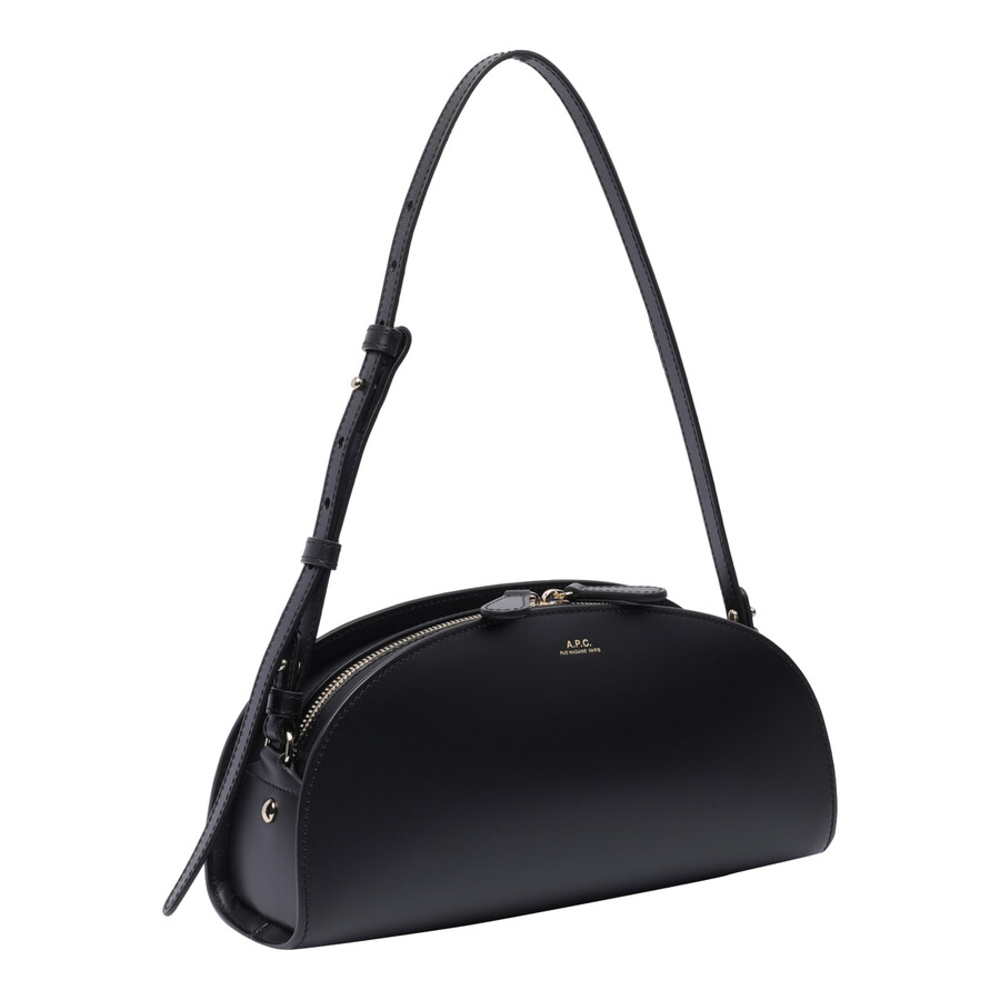 Apc A.p.c. 'demi-lune' Shoulder Bag In Black