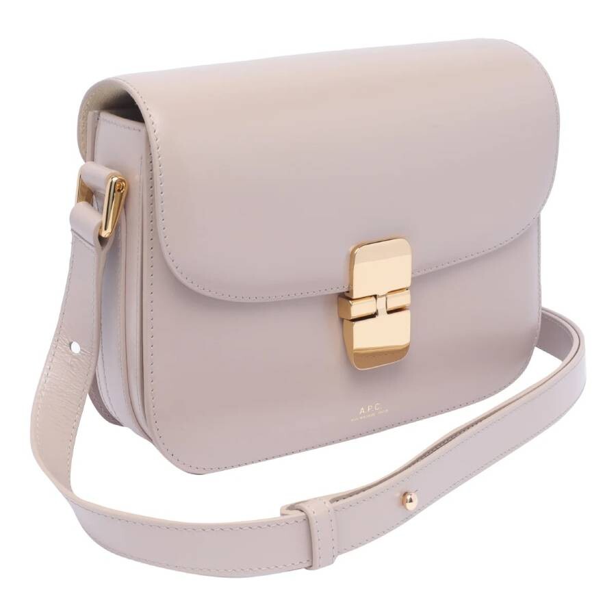 Apc A.p.c. Grace Small Bag In Smooth Calfskin Leather In Pink