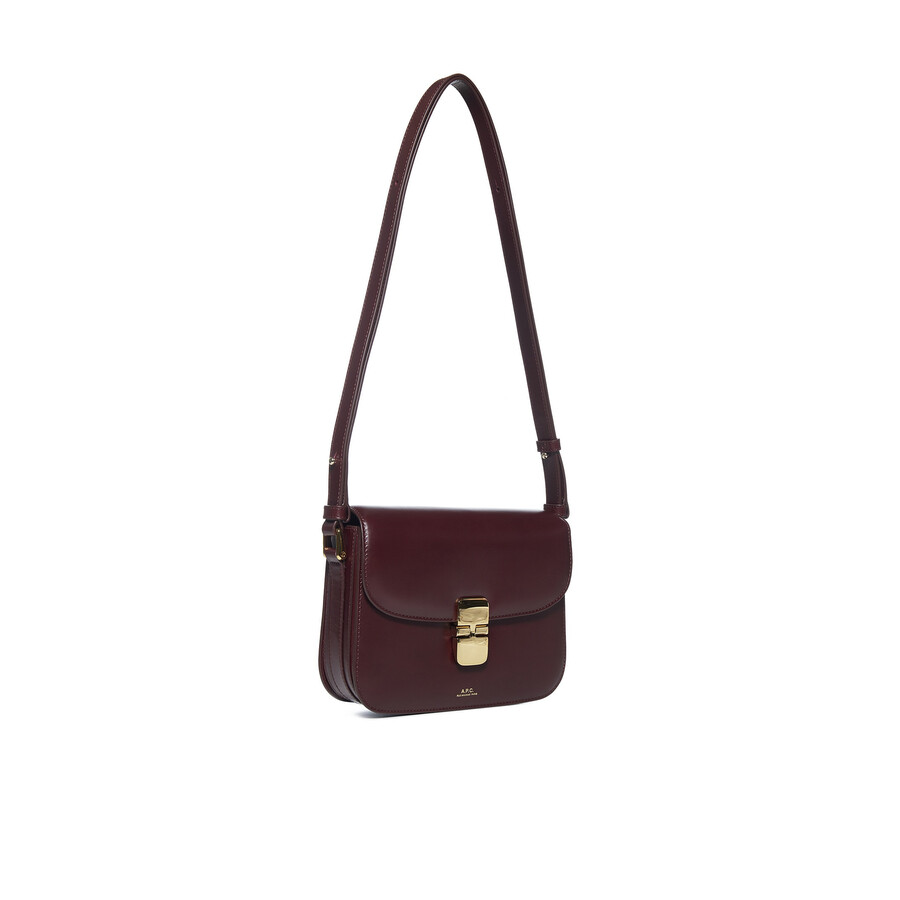 Apc A.p.c. Grace Small Shoulder Bag In Brown