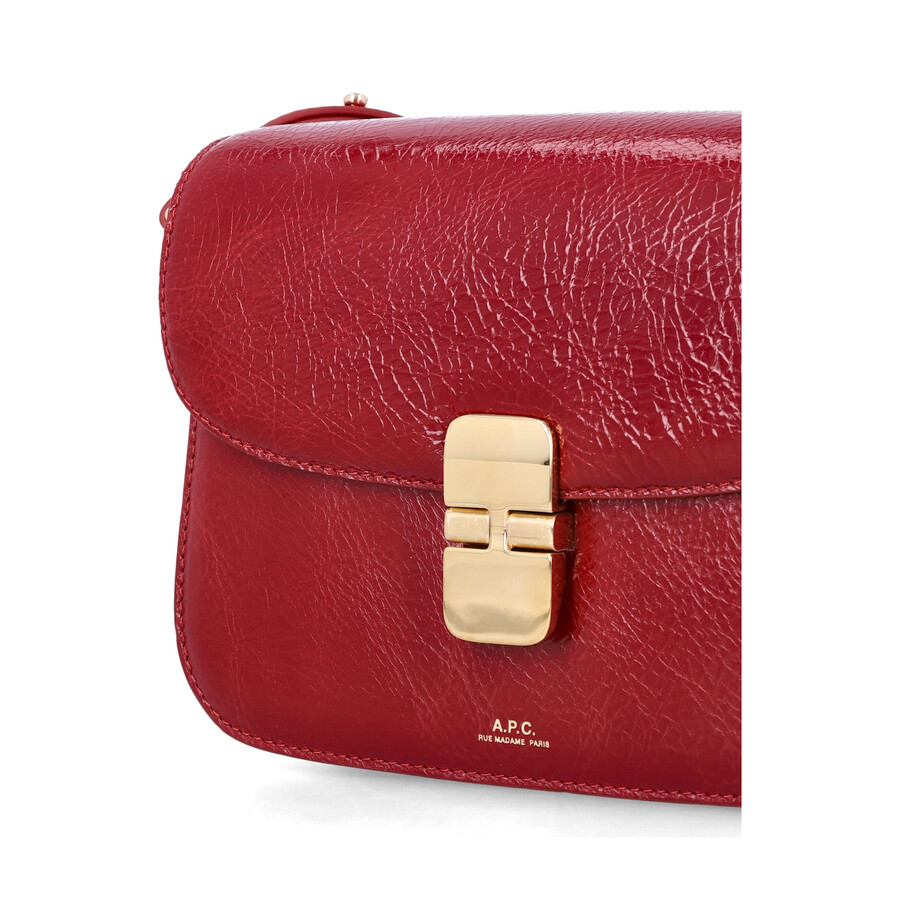 Apc A.p.c. Grace Small Shoulder Bag Red