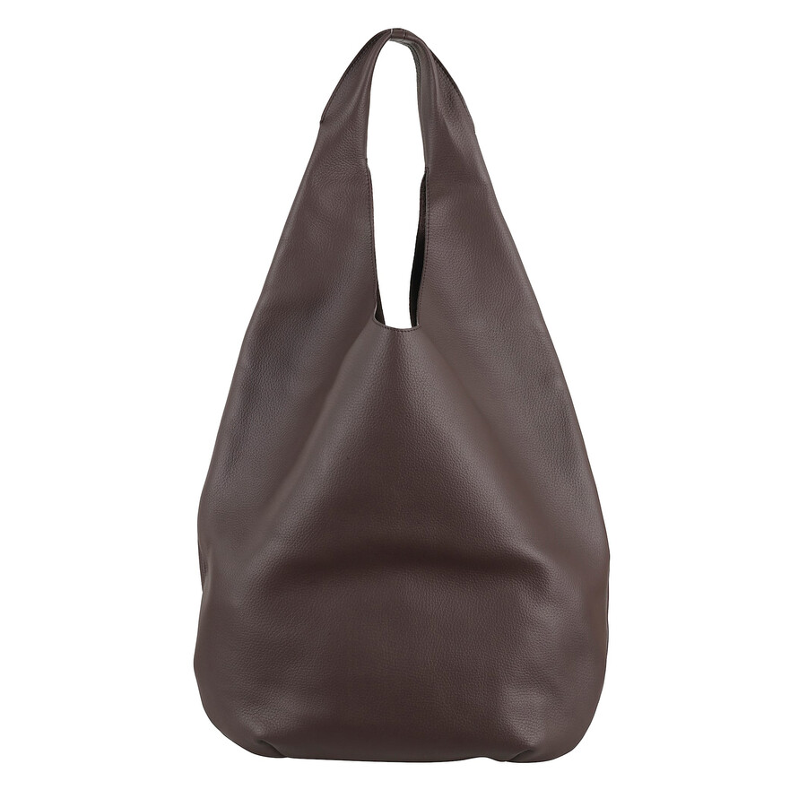 Apc A.p.c. Le Neige Shopper Bag - Leather - Brown In Gray