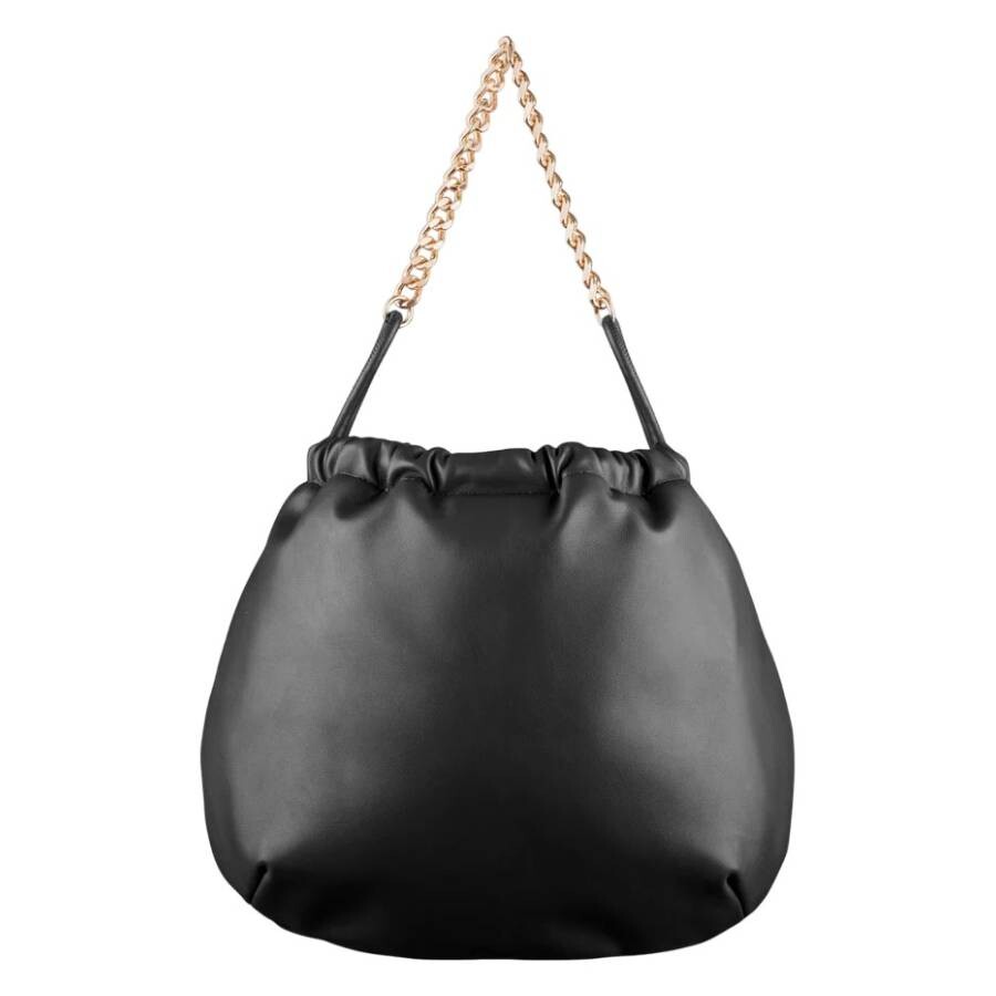 Apc A.p.c. Ninon Logo Chain Shoulder Bag In Black