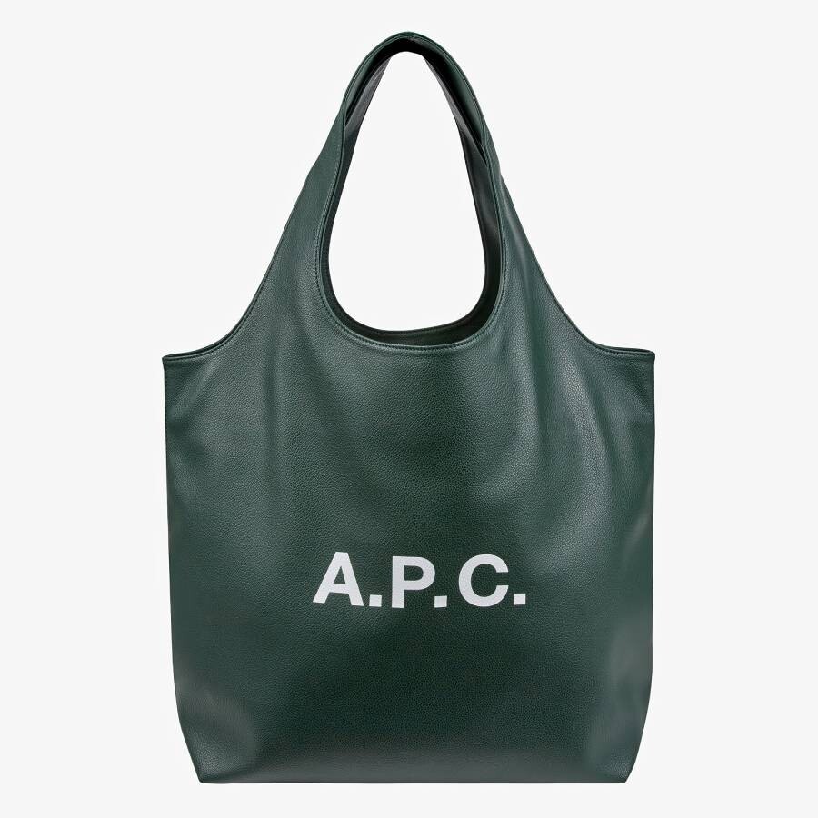Apc A.p.c. Ninon Tote Bag In Dark Green